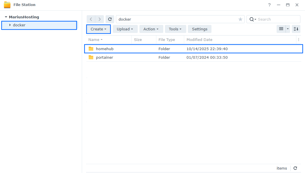 HomeHub Synology NAS Set up 1
