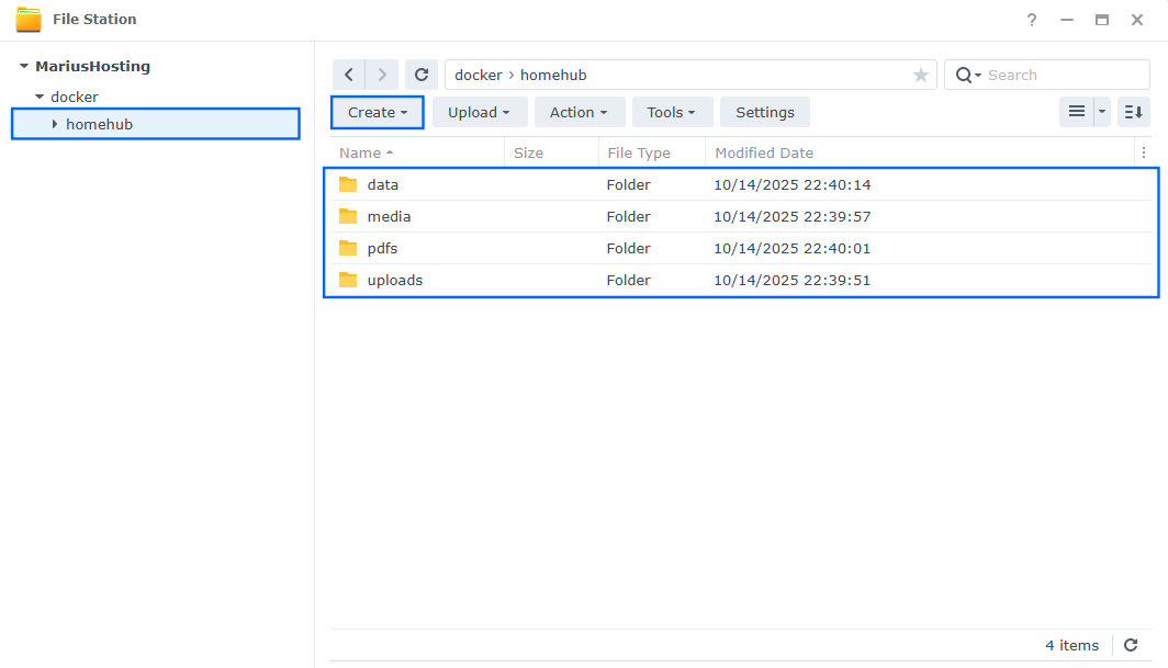 HomeHub Synology NAS Set up 2