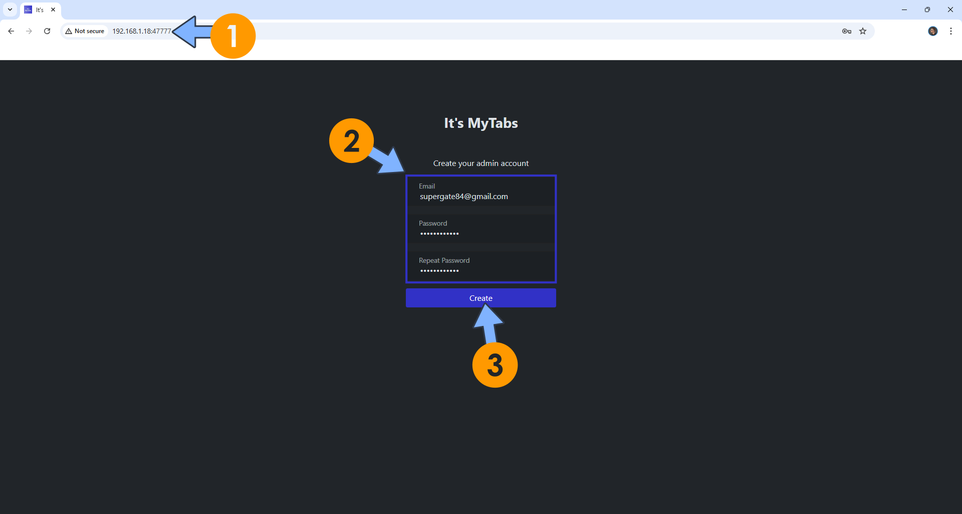 It's MyTabs Synology NAS Set up 4