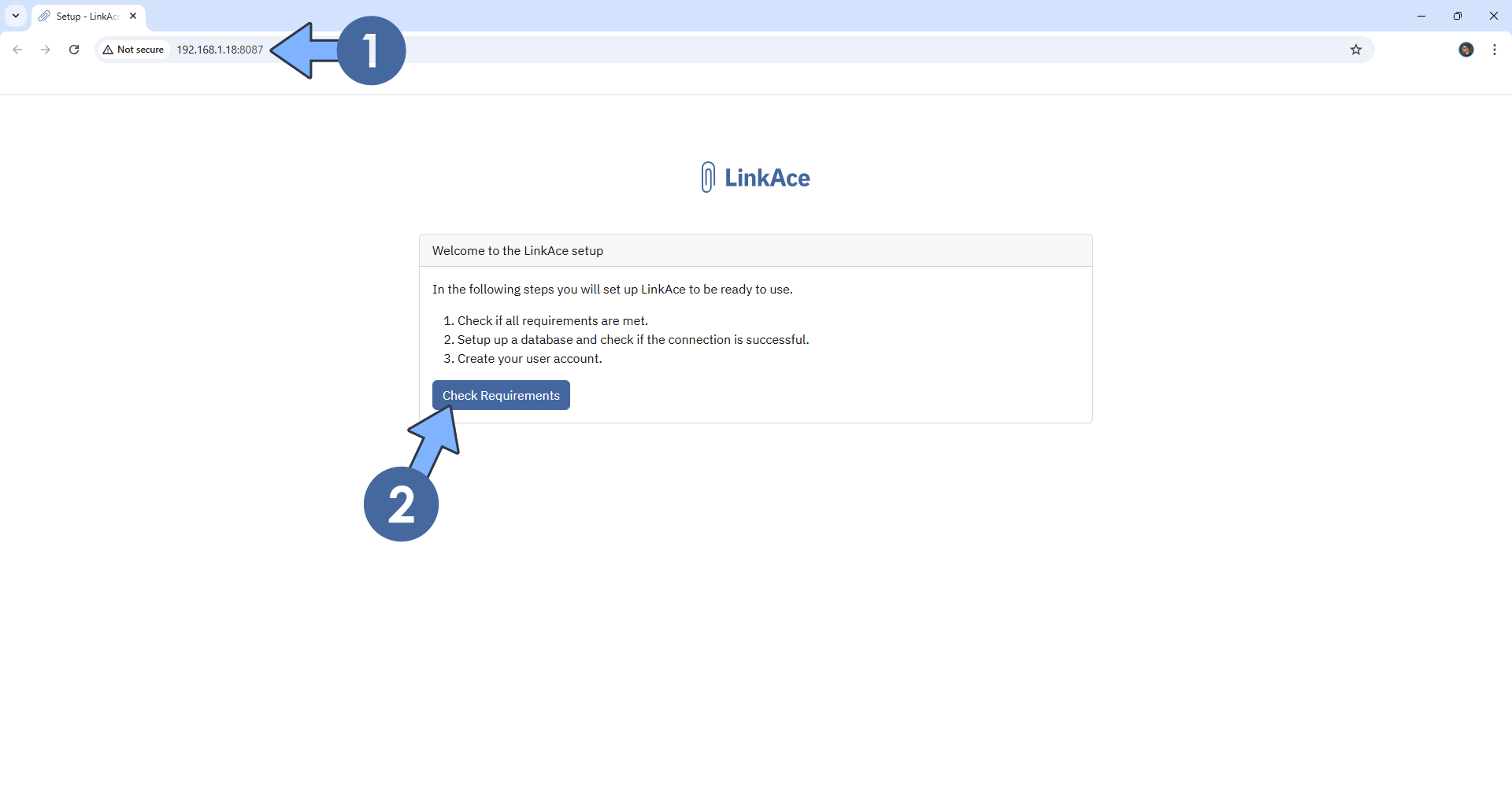 LinkAce Synology NAS Set up 5