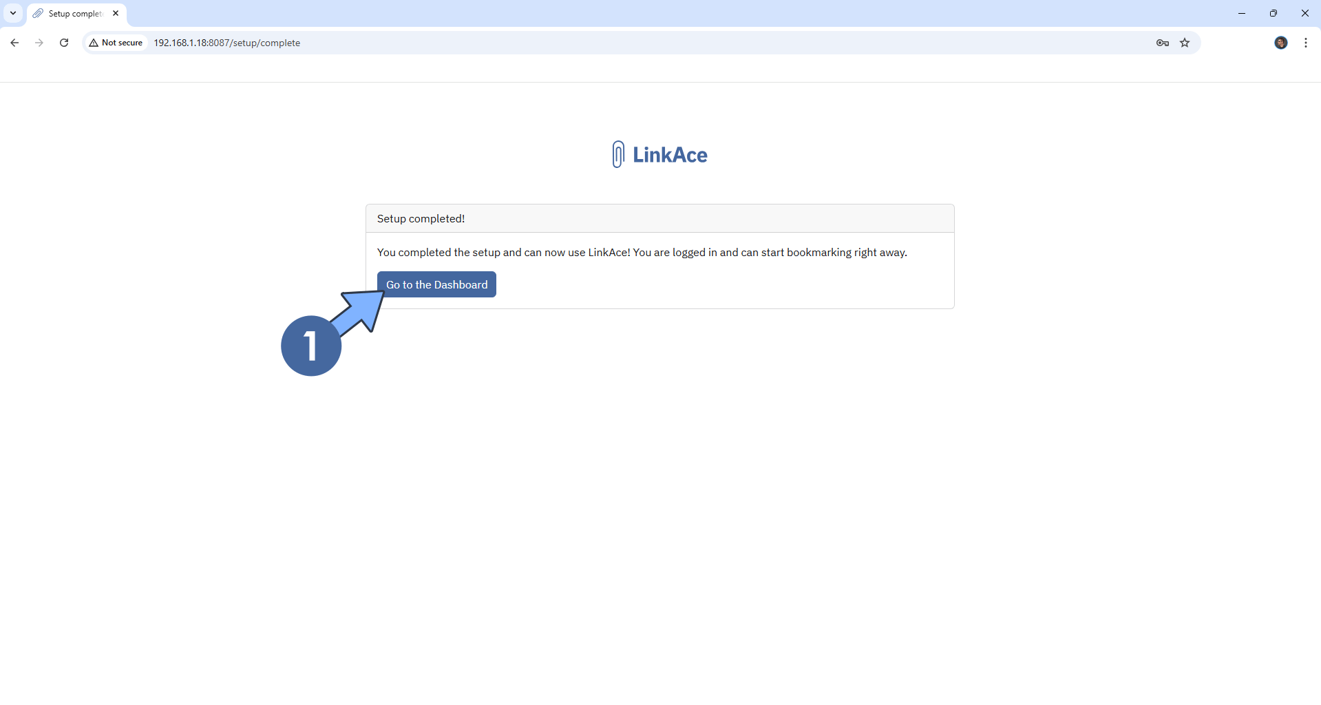 LinkAce Synology NAS Set up 9