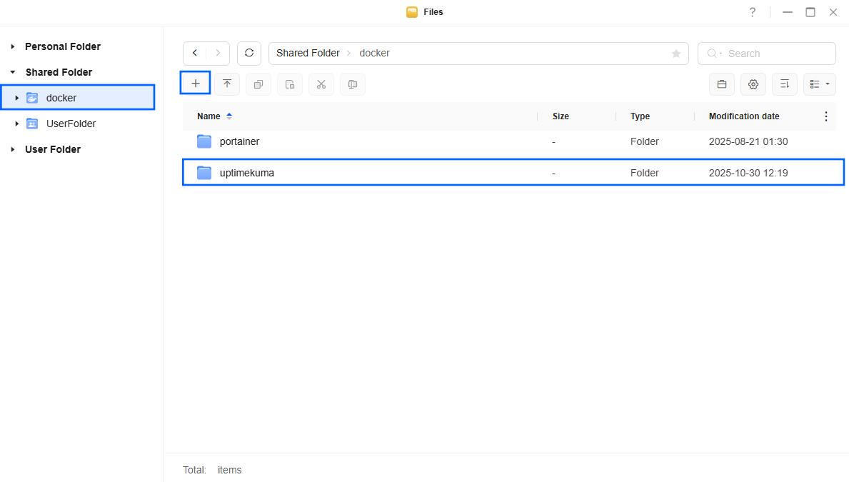 Uptime Kuma UGREEN NAS Set up 1