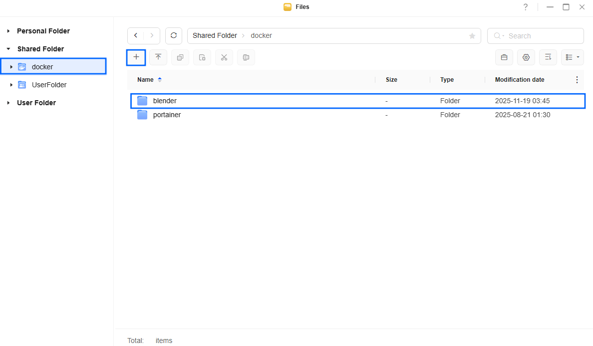 Blender UGREEN NAS Set up 1