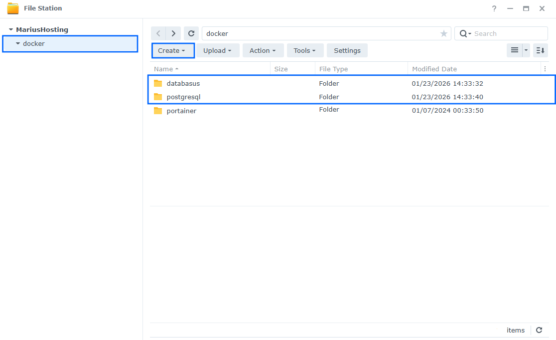 Databasus Synology NAS Set up 1 new 2027