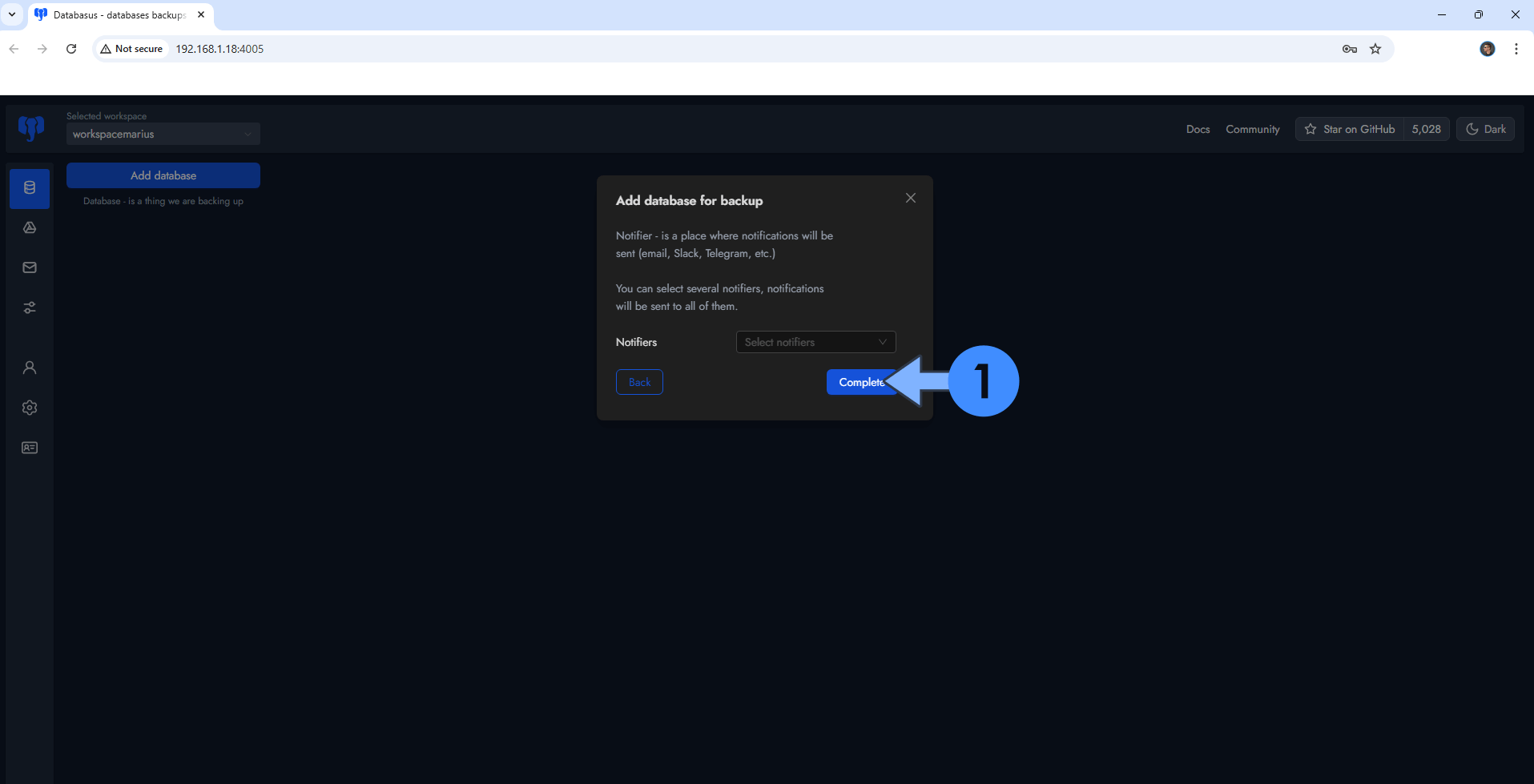 Databasus Synology NAS Set up 14 new 2027