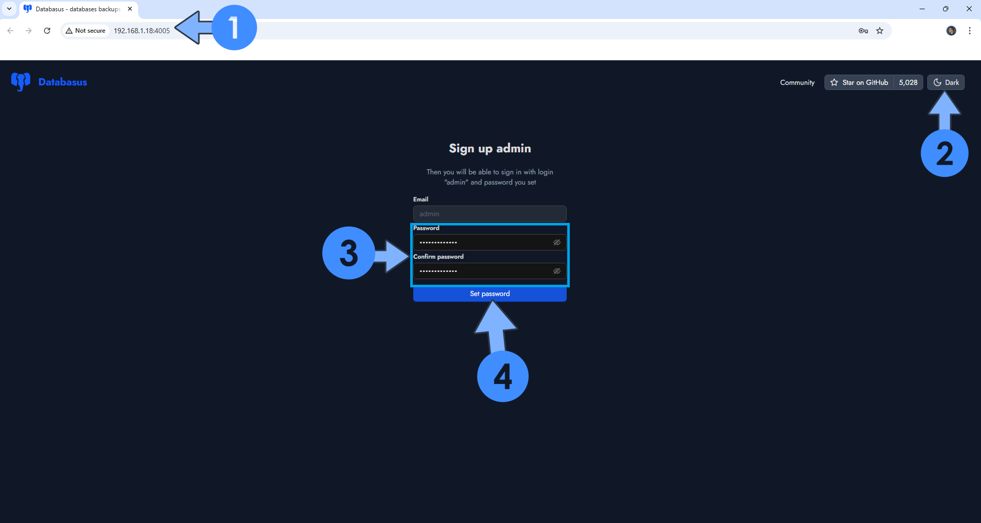 Databasus Synology NAS Set up 4 new 2027