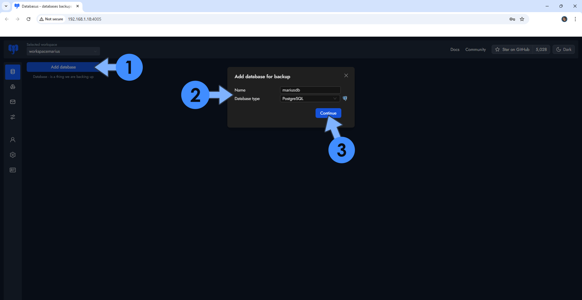 Databasus Synology NAS Set up 6 new 2027
