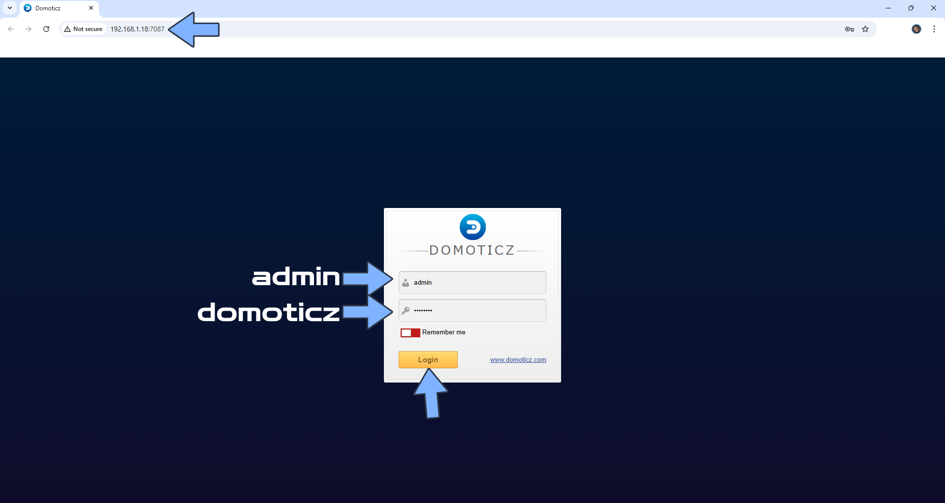 Domoticz UGREEN NAS Set up 4
