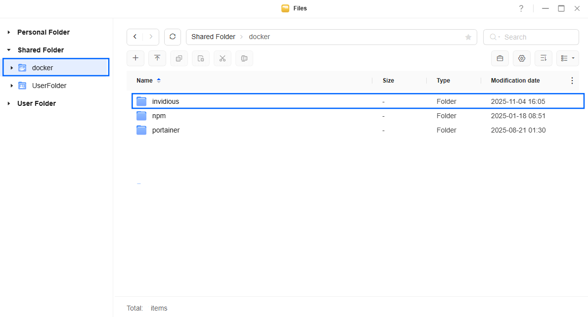 Invidious UGREEN NAS Set up 2
