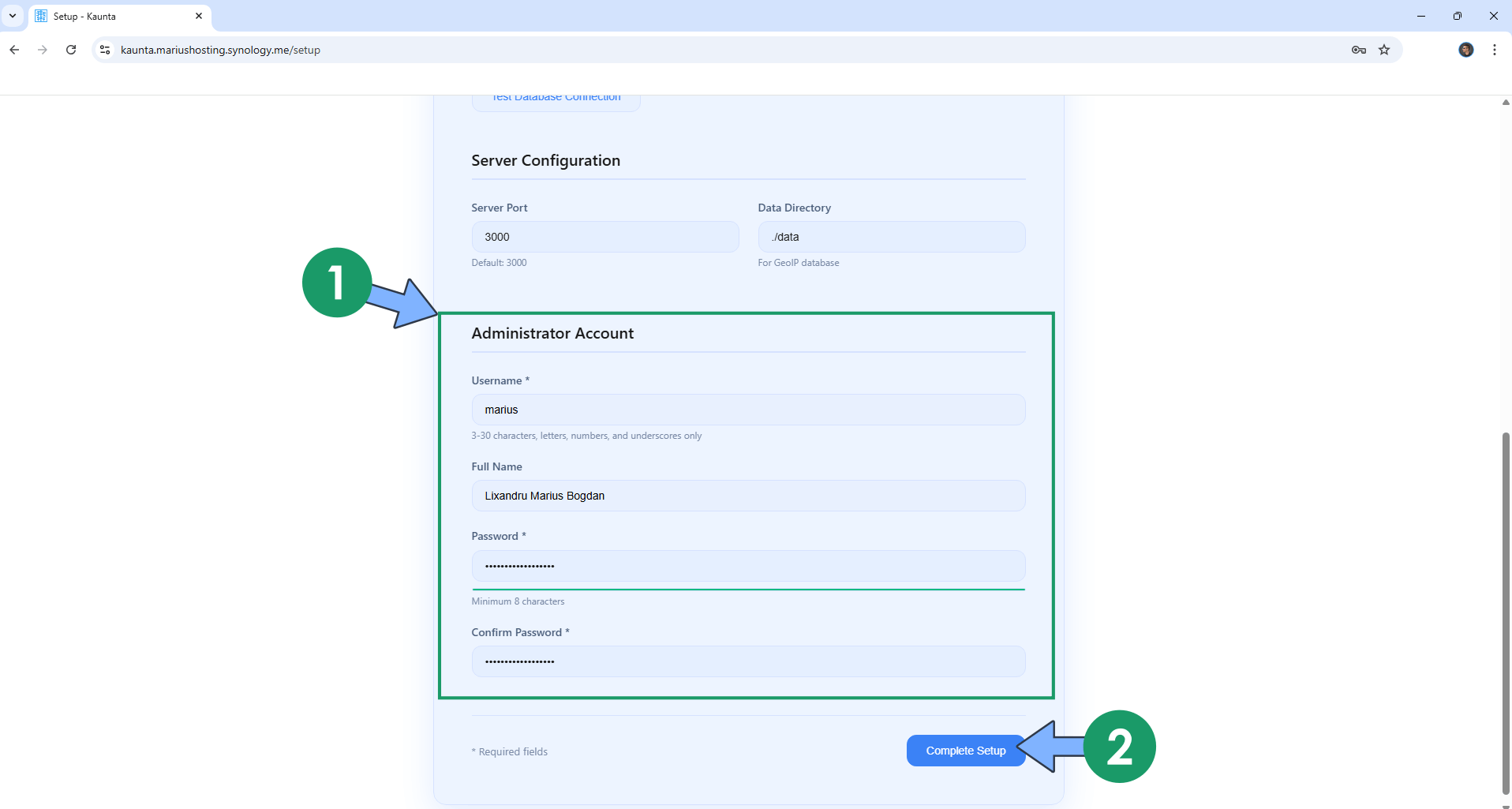 Kaunta Synology NAS Set up 10 new 2026