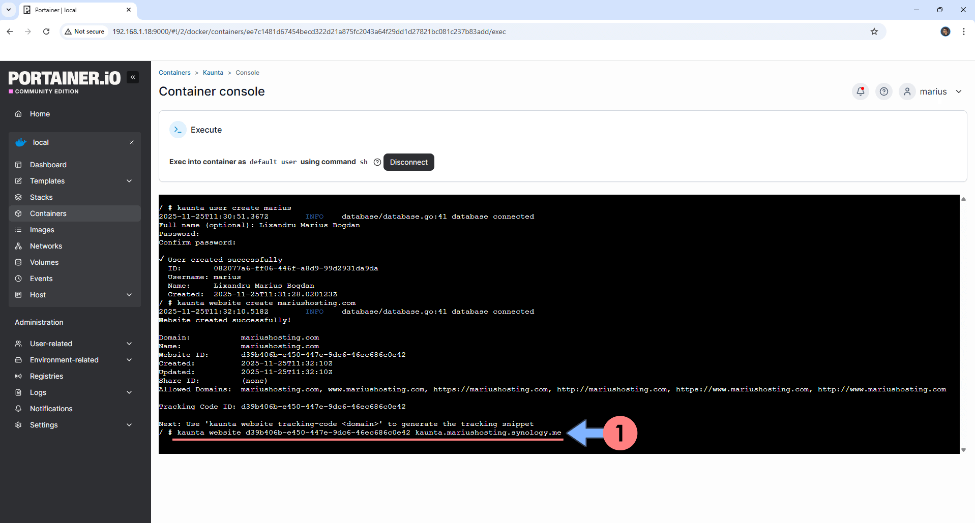 Kaunta Synology NAS Set up 17