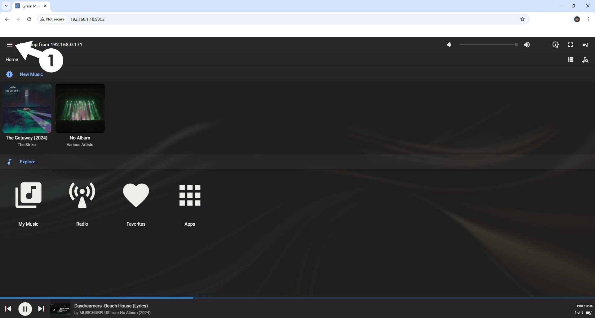 Lyrion Music Server UGREEN NAS Set up 15