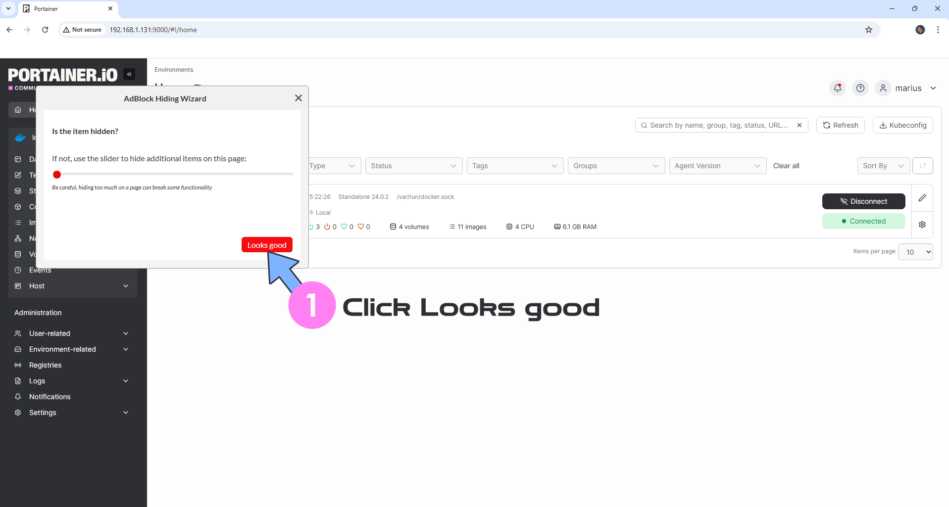 Portainer UGREEN NAS Docker Install 21