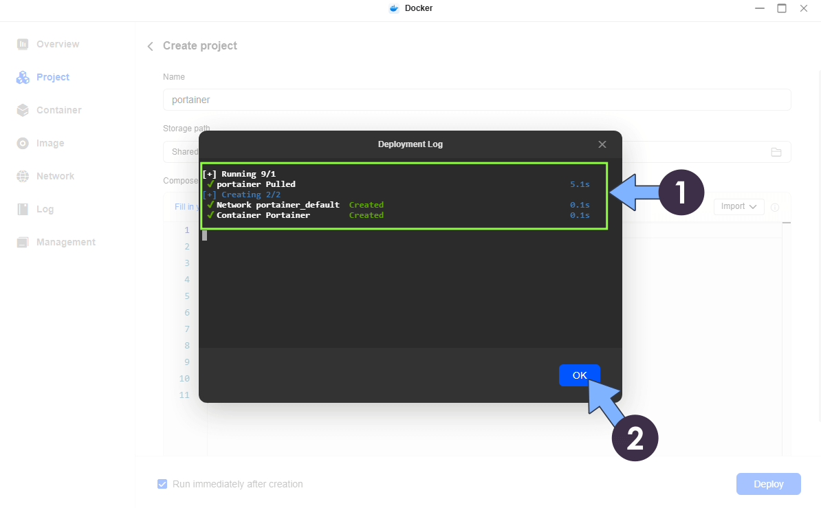 Portainer UGREEN NAS Docker Install 6