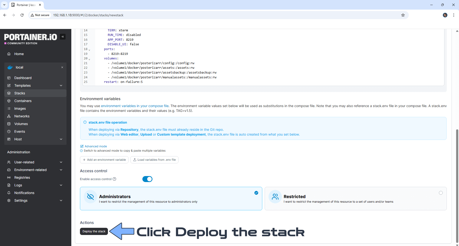 Posterizarr Synology NAS Set up 4