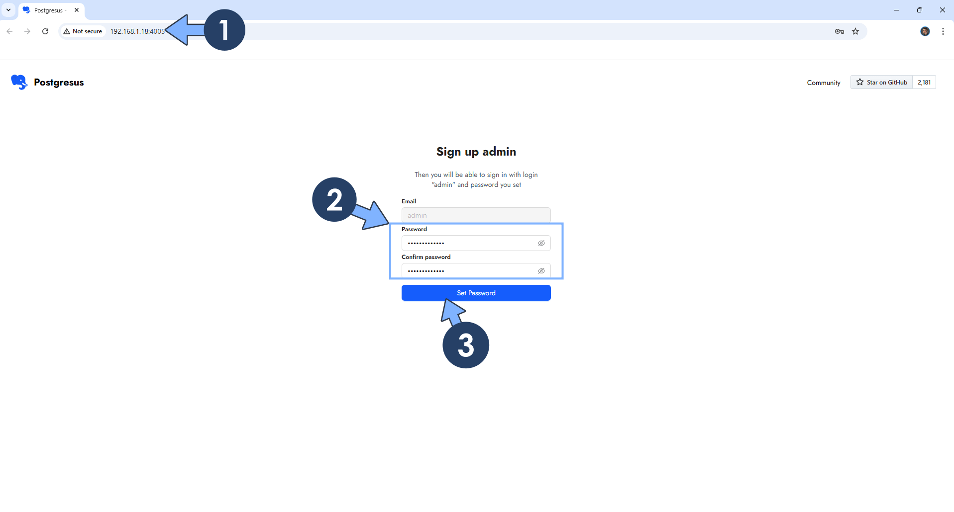 Postgresus Synology NAS Set up 4