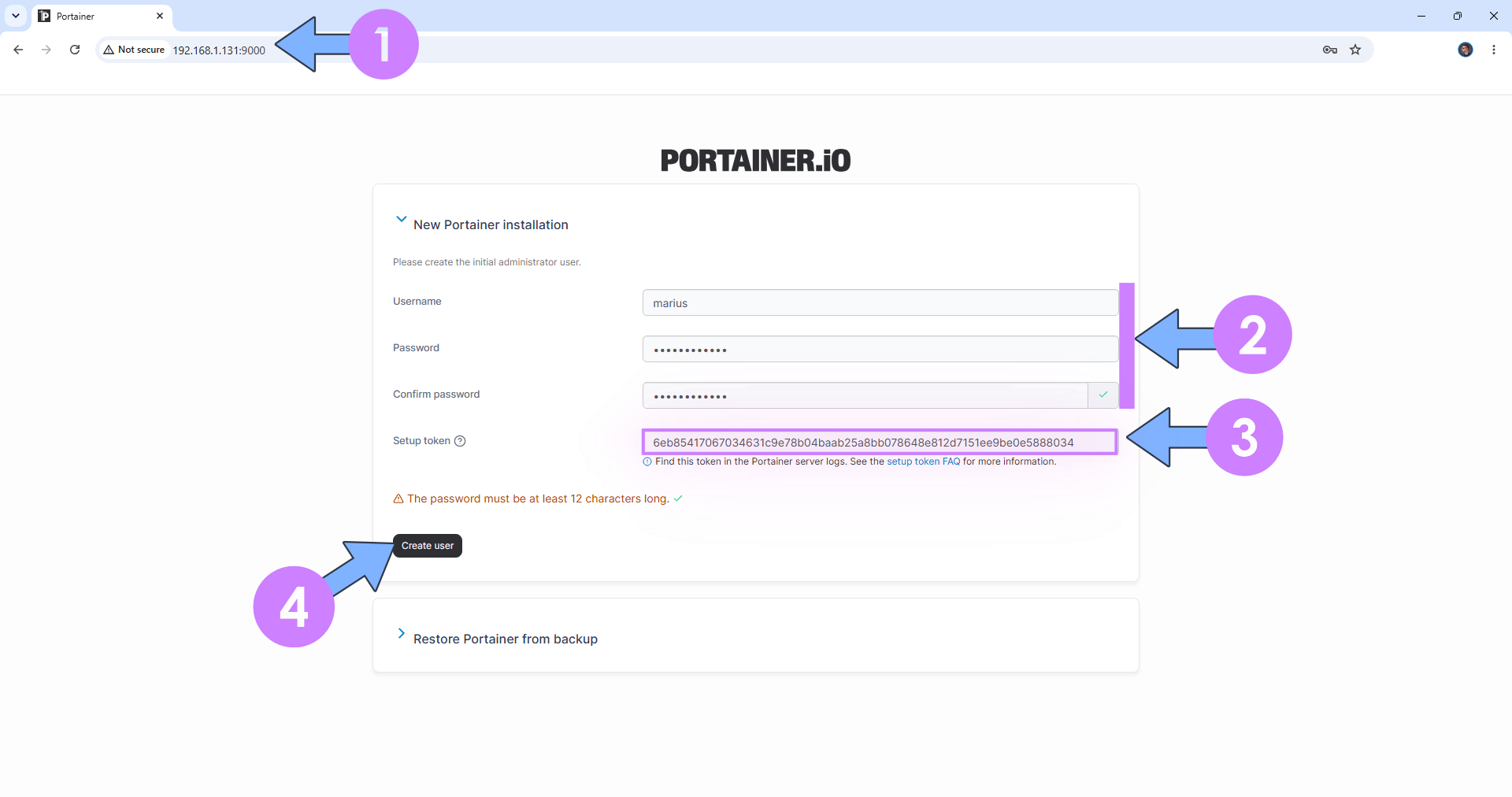 UGREEN NAS Portainer Token 3