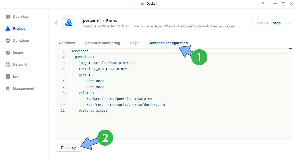 UGREEN Portainer UPDATE Project 2