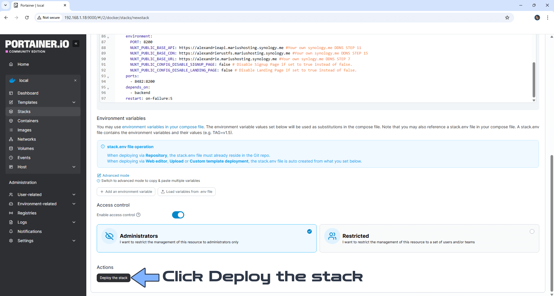 Alexandrie Synology NAS Set up 15 new 2026