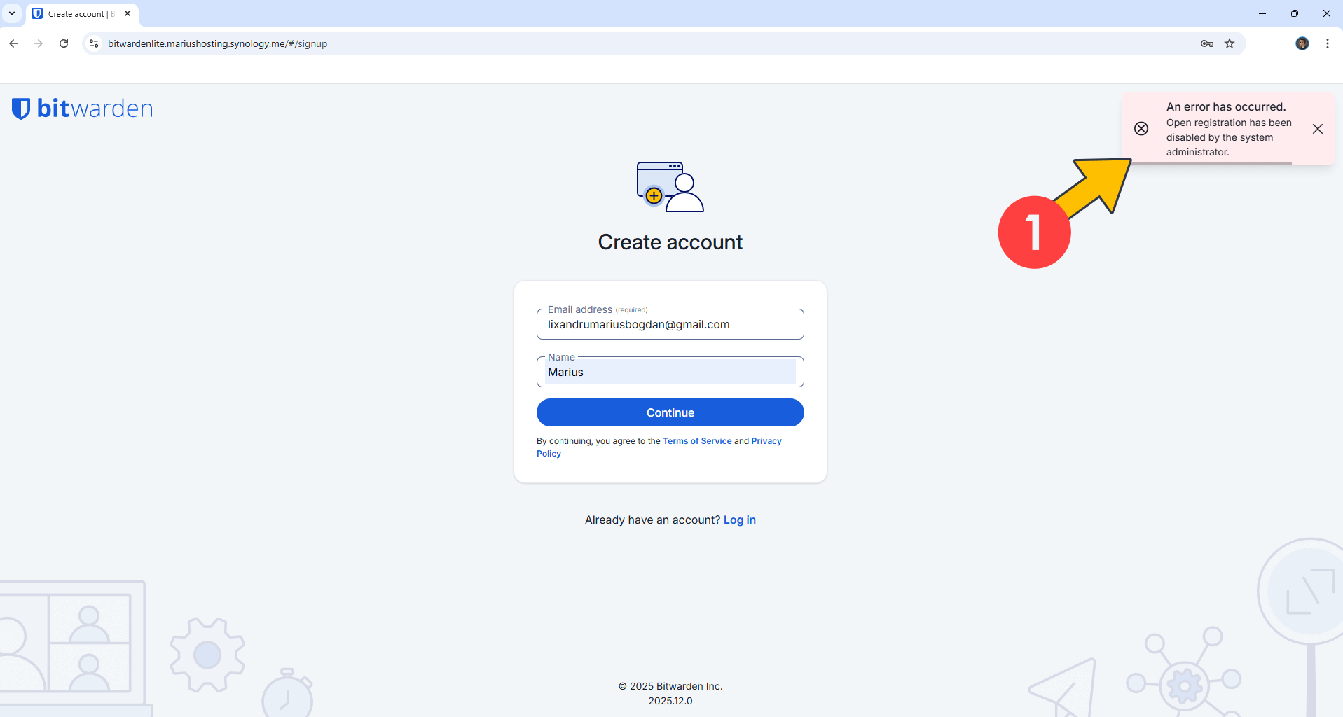 Bitwarden Lite Synology NAS Set up 19