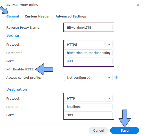 Bitwarden Lite Synology NAS Set up 3