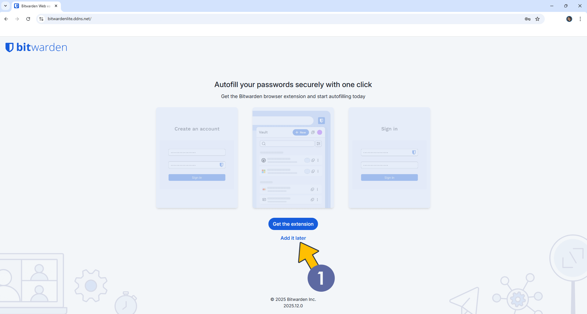 Bitwarden Lite UGREEN NAS Set up 12