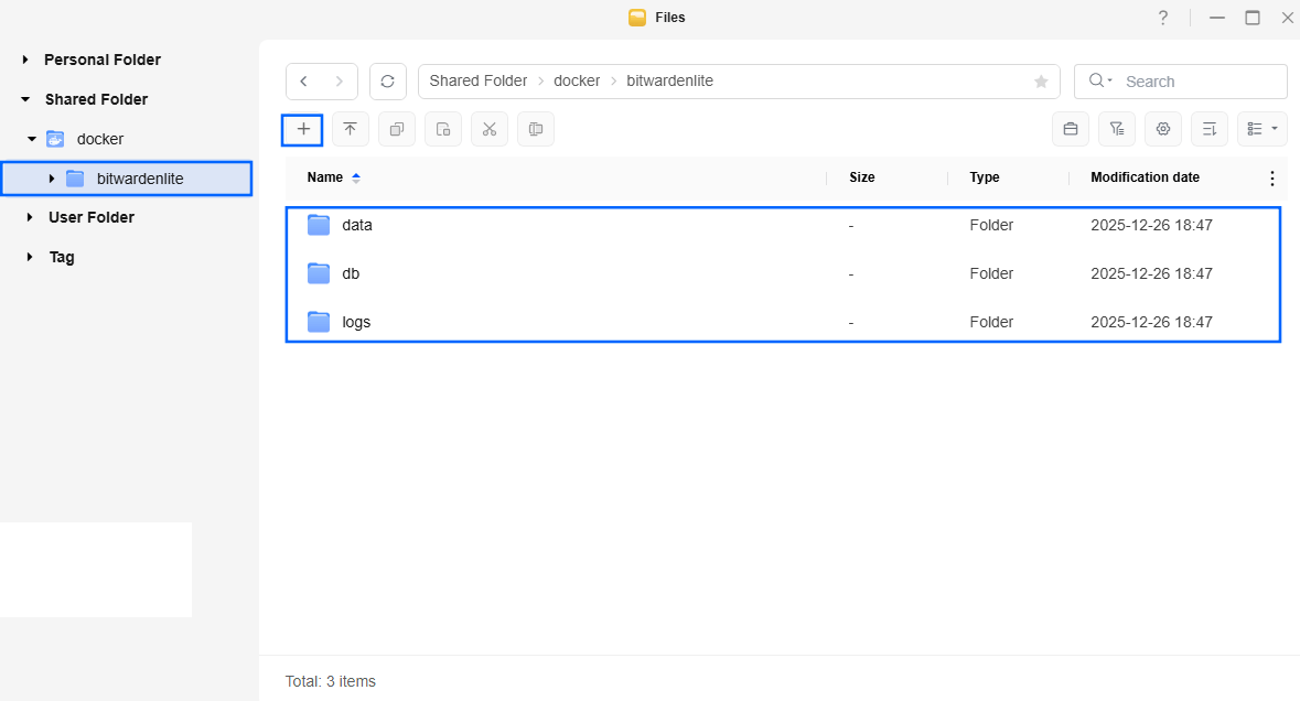 Bitwarden Lite UGREEN NAS Set up 3