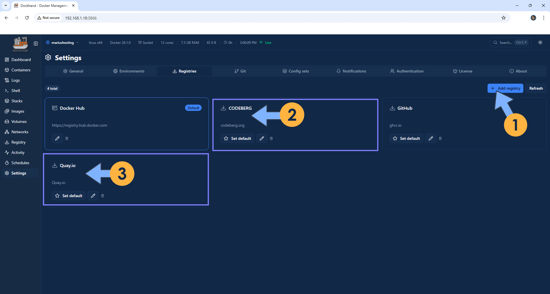Dockhand Synology NAS Set up 15 new 2026