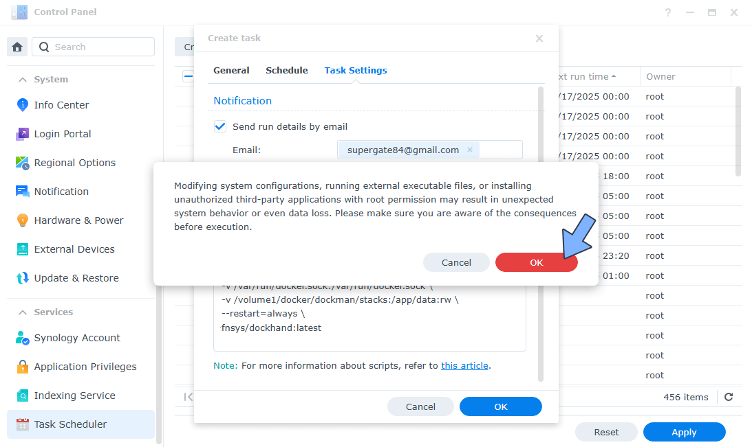 Dockhand Synology NAS Set up 3 new 2026