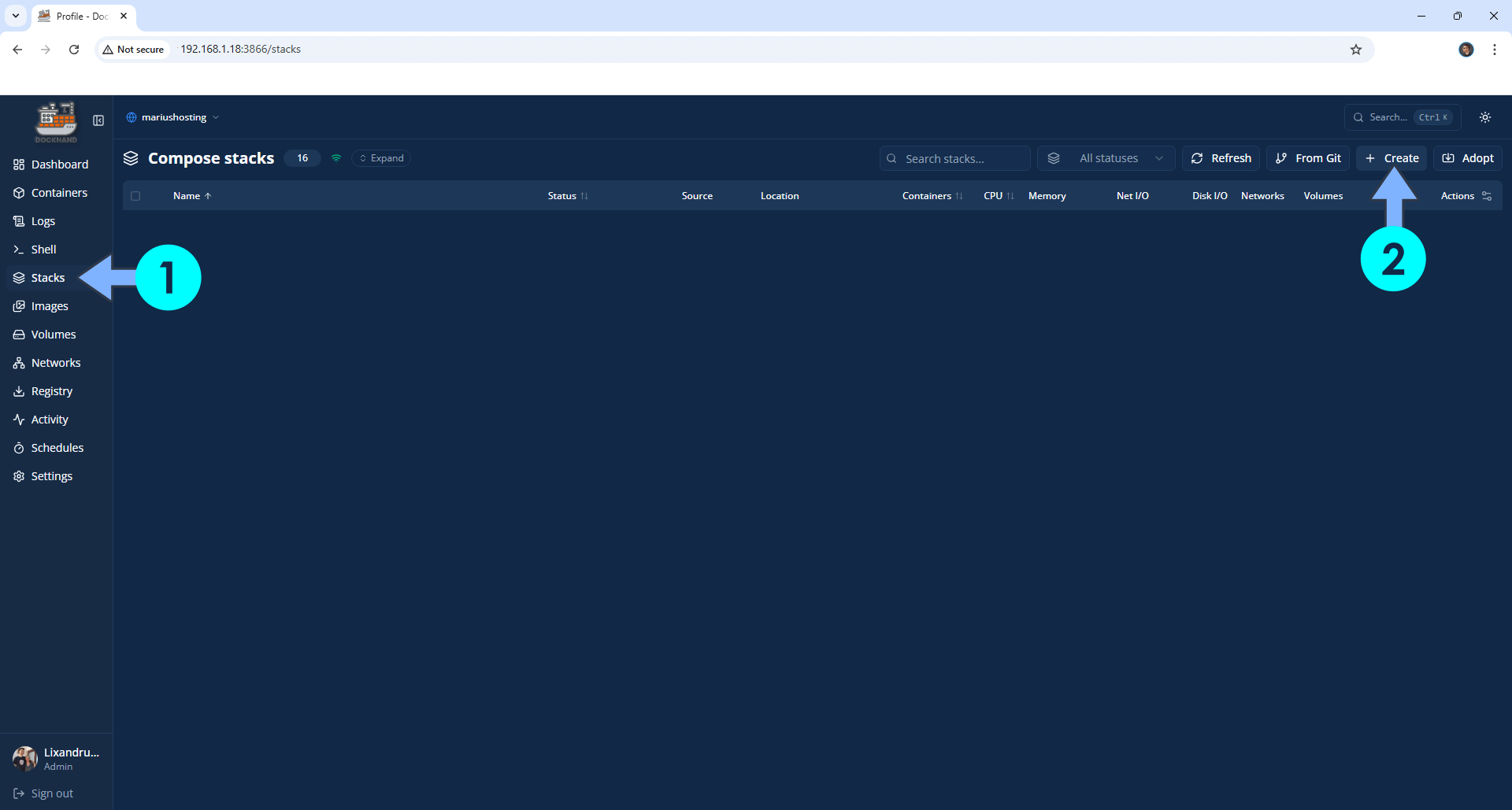 Dockhand Synology NAS Set up 7 new 2026