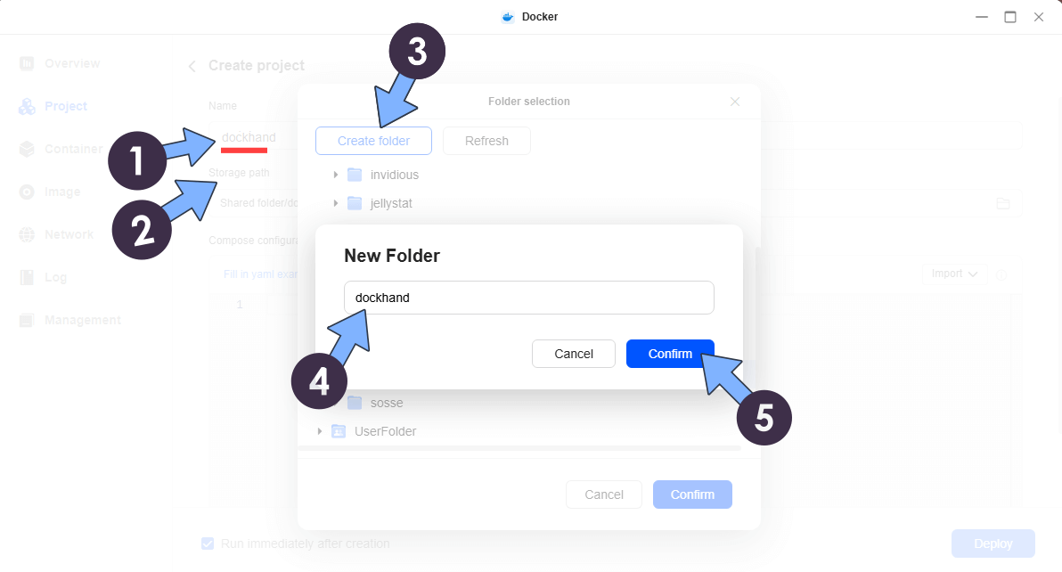 Dockhand UGREEN NAS Docker Install 3