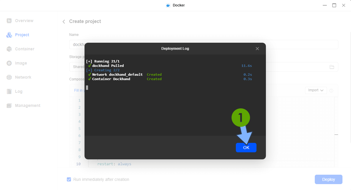 Dockhand UGREEN NAS Docker Install 6