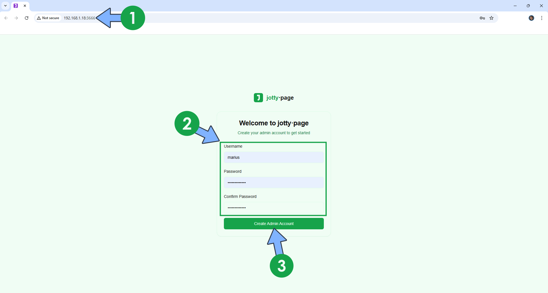 Jotty UGREN NAS Set up 5