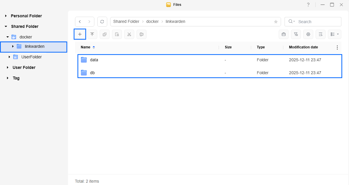Linkwarden UGREEN NAS Set up 2