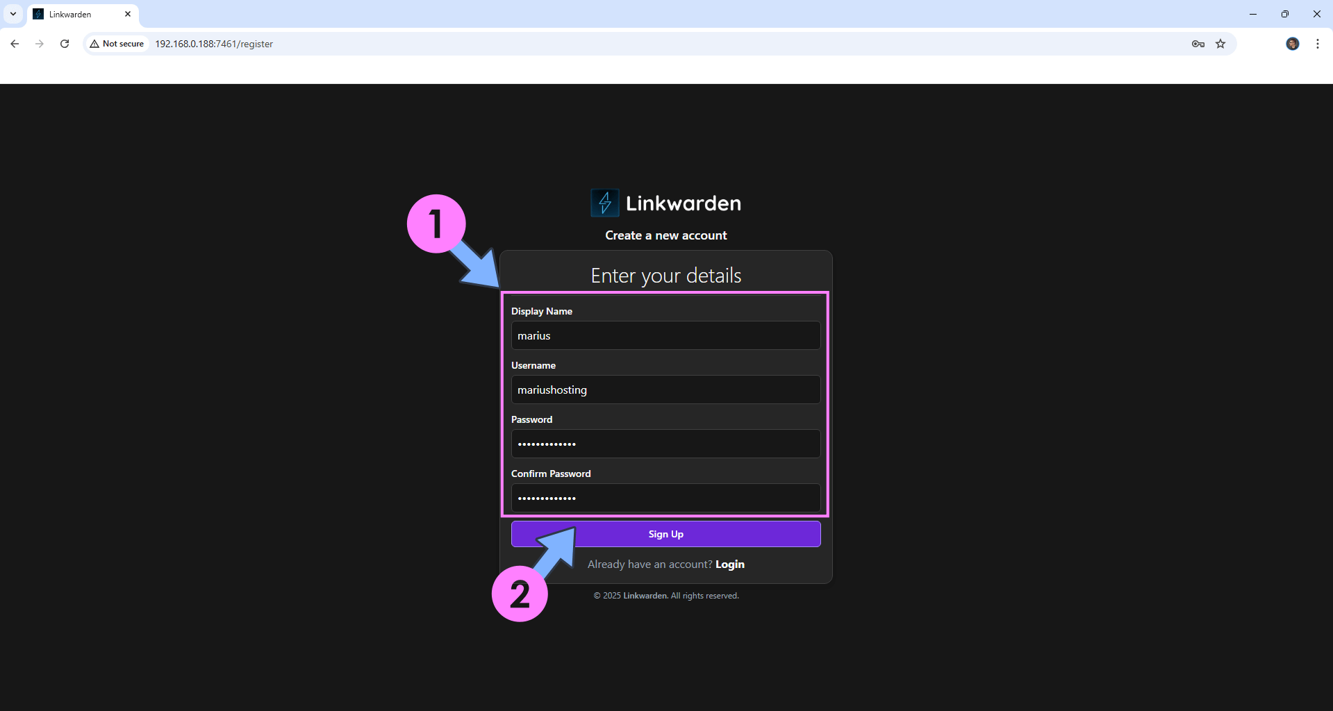 Linkwarden UGREEN NAS Set up 6