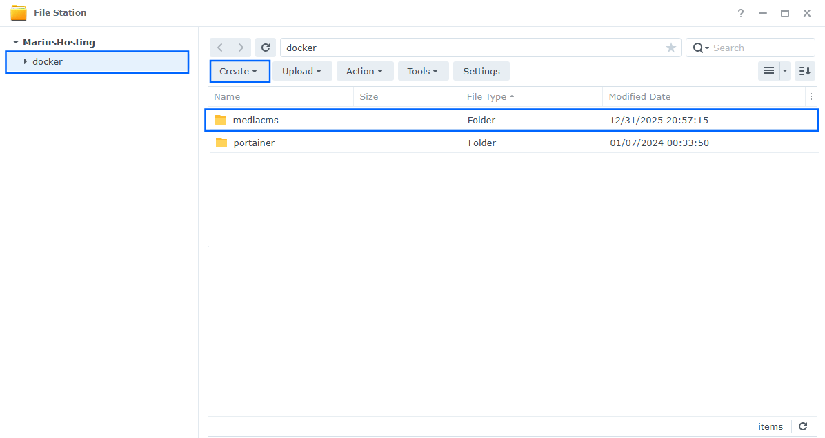 MediaCMS Synology NAS Set up 1