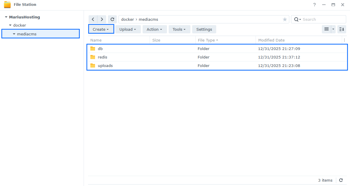 MediaCMS Synology NAS Set up 2