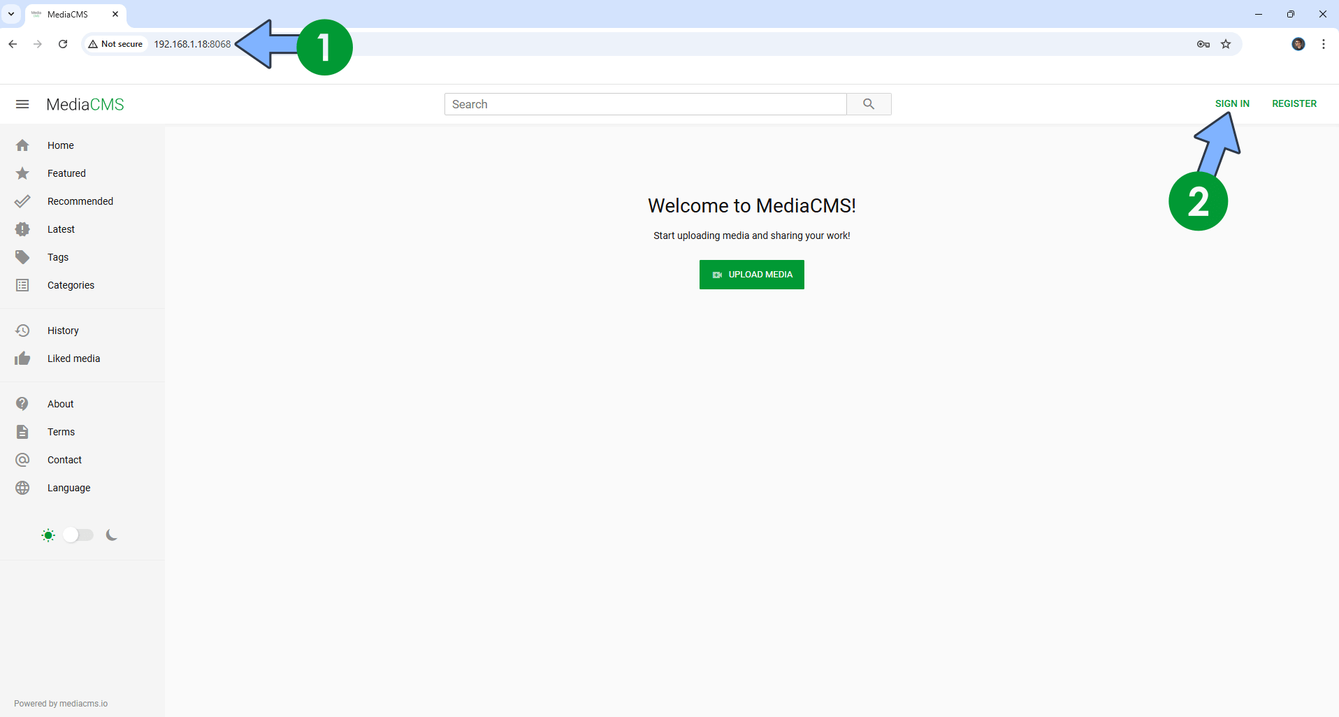 MediaCMS Synology NAS Set up 6