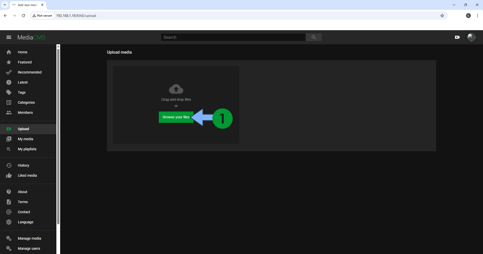MediaCMS Synology NAS Set up 9