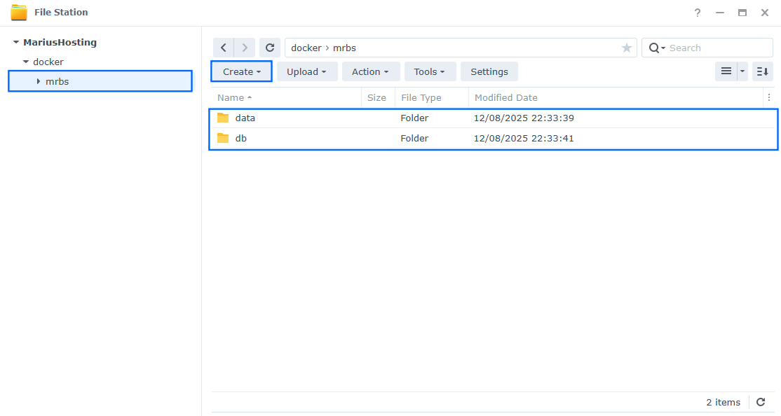 Meeting Room Booking System Synology NAS Set up 2