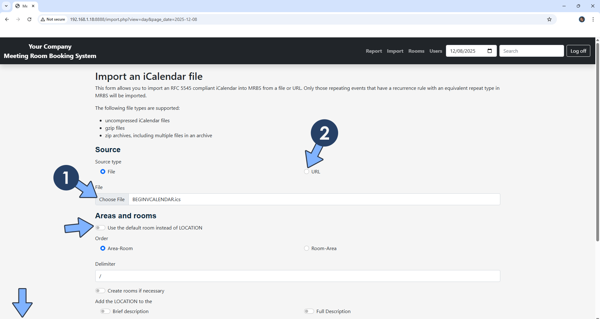 Meeting Room Booking System Synology NAS Set up 8