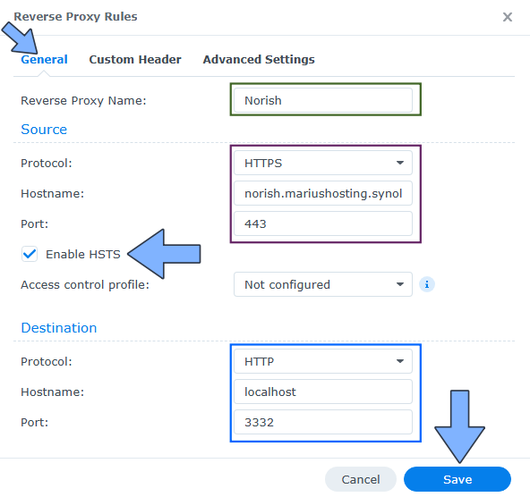 Norish Synology NAS Set up 3