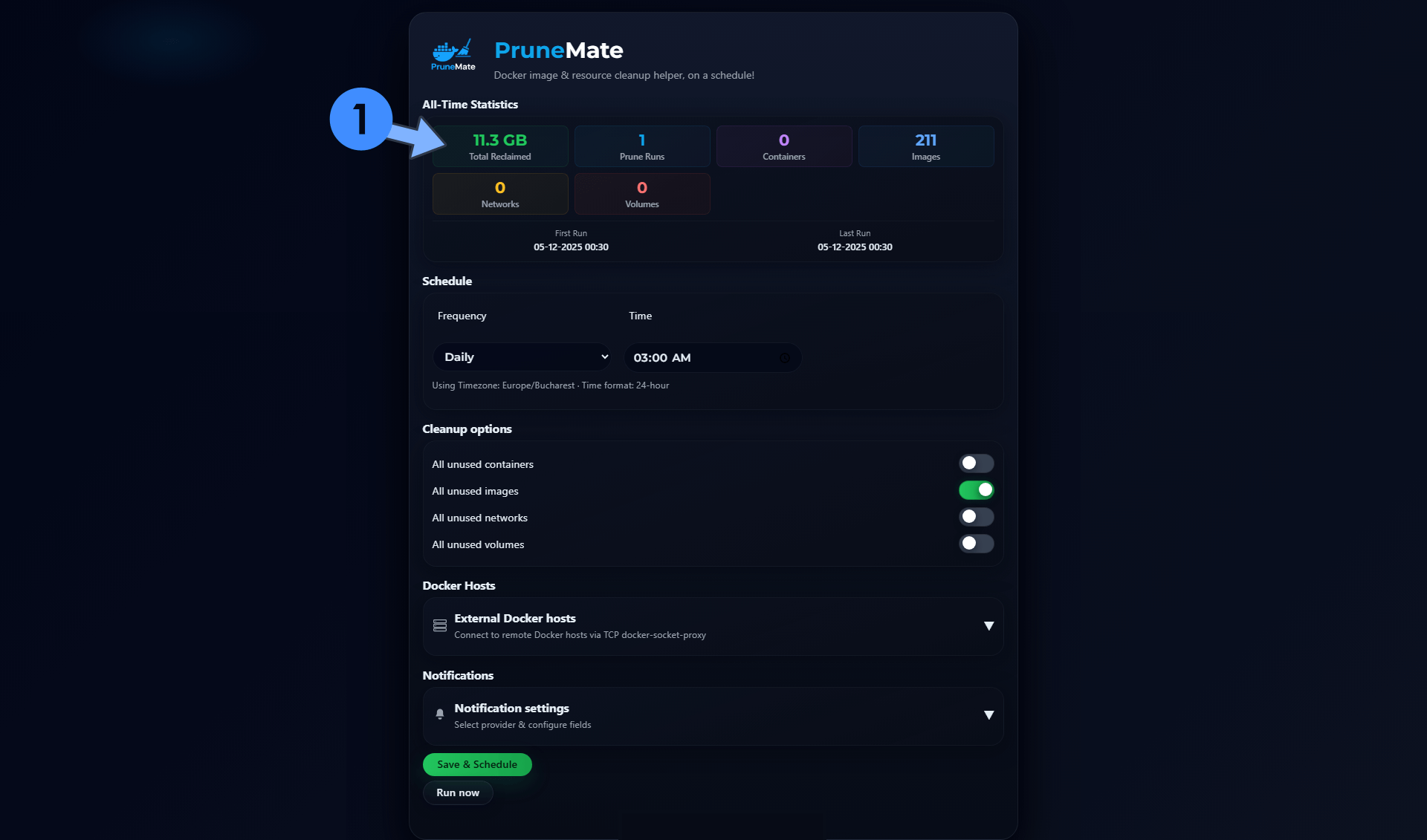 PruneMate UGREEN NAS Set up 7