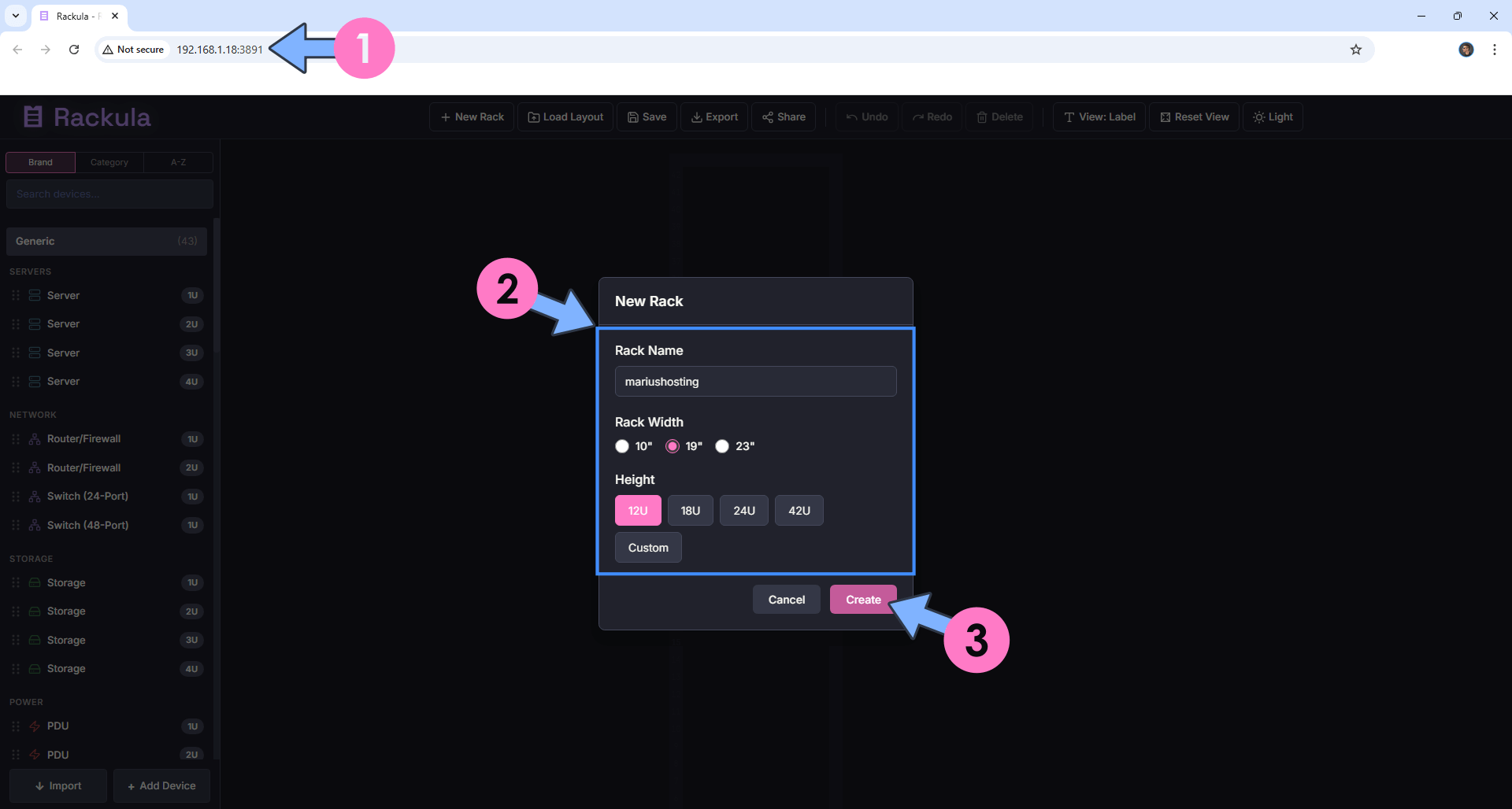 Rackula Synology NAS Set up 3