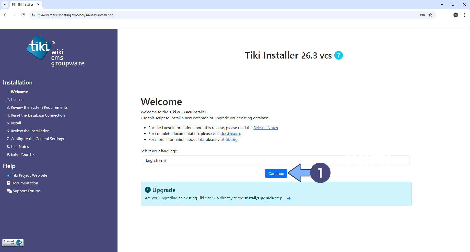 Tiki Wiki Synology NAS Set up 14
