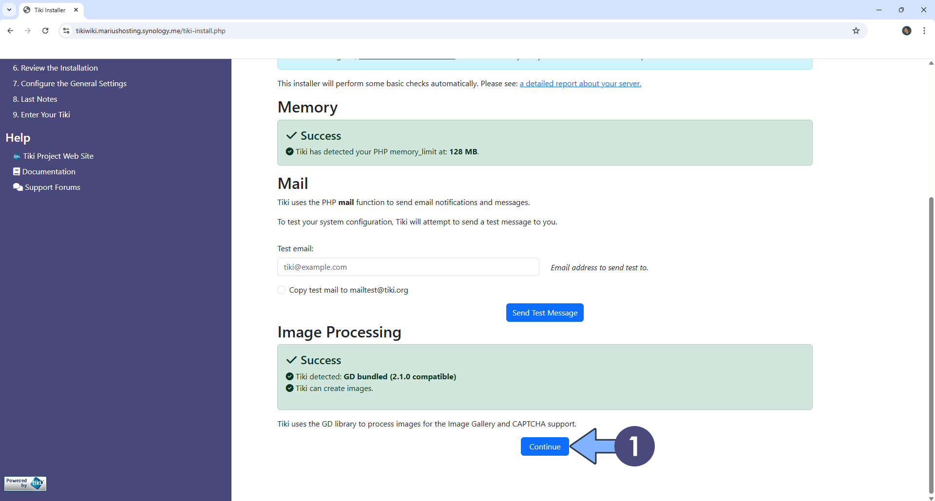 Tiki Wiki Synology NAS Set up 16