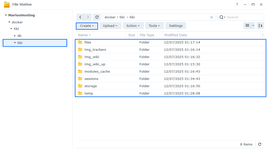 Tiki Wiki Synology NAS Set up 8