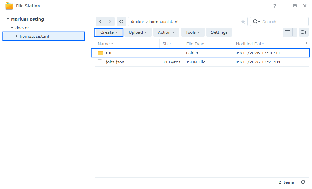 2 Home Assistant Supervisor Synology NAS 2027