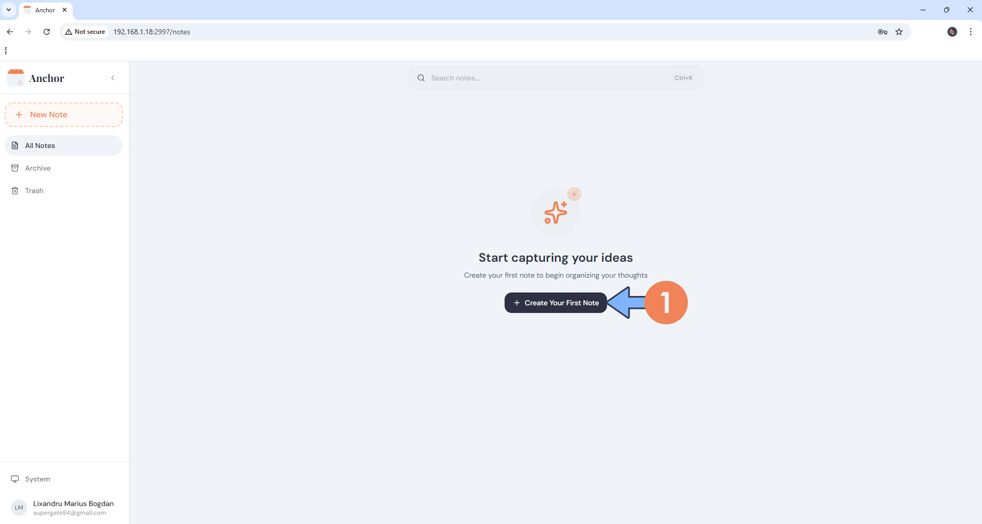 Anchor Synology NAS Set up 5