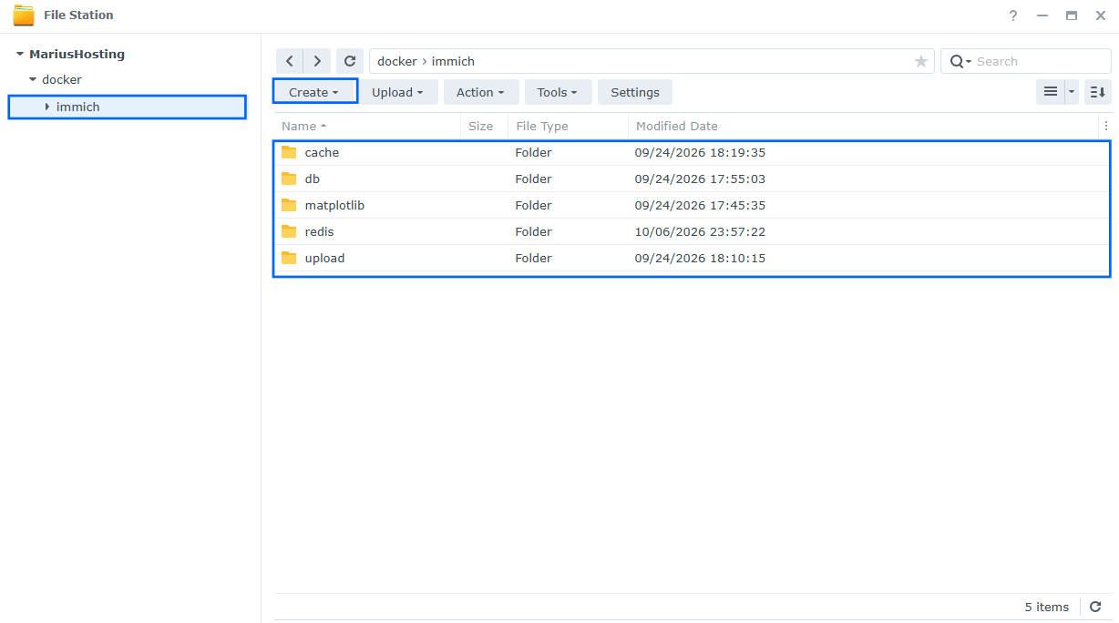 Immich Synology NAS Set up 2 new 2027